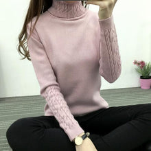 Load image into Gallery viewer, Women Turtleneck Winter Sweater Women 2020 Long Sleeve Knitted Women Sweaters And Pullovers Female Jumper Tricot Tops LY571
